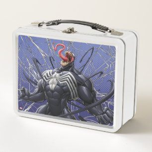 Spider-Man Venom Symbiote Lashing Out Metal Lunch Box
