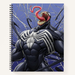 Spider-Man   Venom Symbiote Lashing Out Notebook