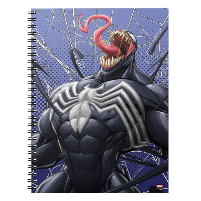 Spider-Man | Venom Symbiote Lashing Out Notebook (Front)