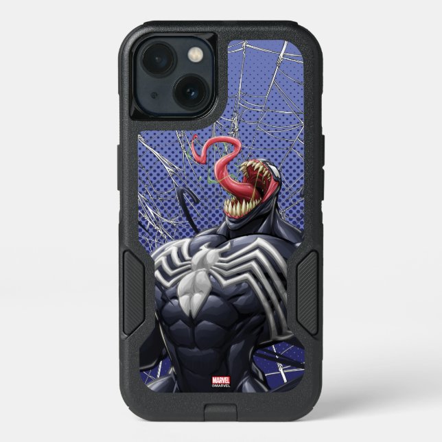 Spider-Man | Venom Symbiote Lashing Out Otterbox iPhone Case (Back)