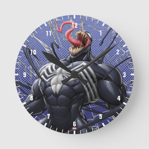 Spider_Man  Venom Symbiote Lashing Out Round Clock