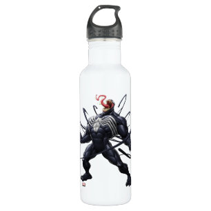 Spider-Man Venom Symbiote Lashing Out Stainless Steel Water Bottle