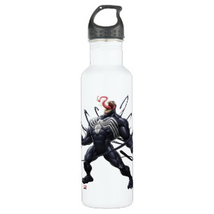 Kawaii Spider-Man, Ghost-Spider, & Miles Morales Water Bottle, Zazzle