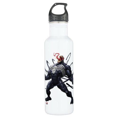 Spider_Man  Venom Symbiote Lashing Out Stainless Steel Water Bottle