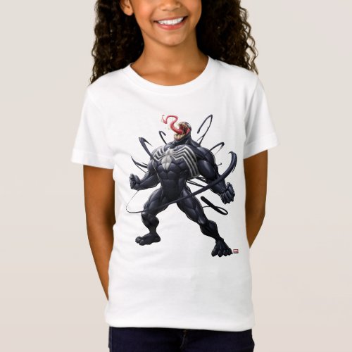 Spider_Man  Venom Symbiote Lashing Out T_Shirt