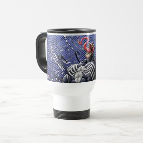 Spider_Man  Venom Symbiote Lashing Out Travel Mug