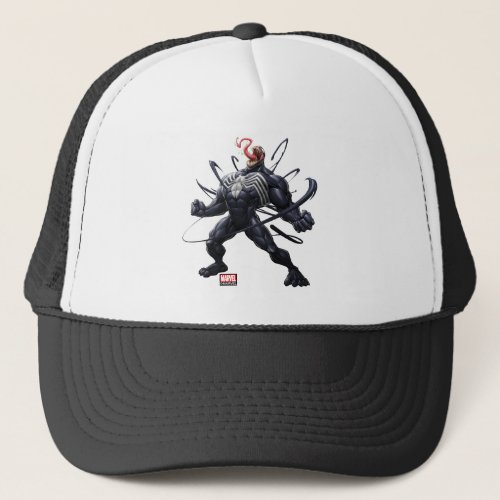 Spider_Man  Venom Symbiote Lashing Out Trucker Hat