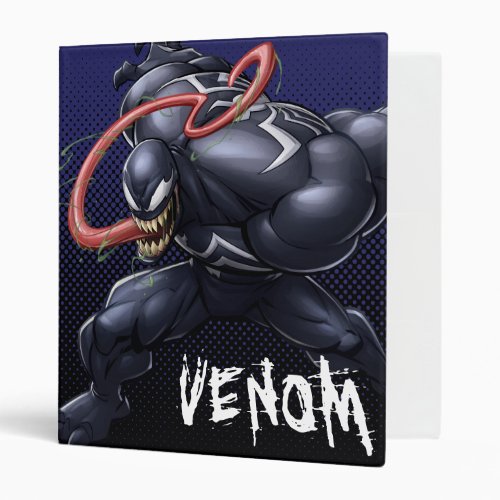 Spider_Man  Venom Tongue Lash 3 Ring Binder
