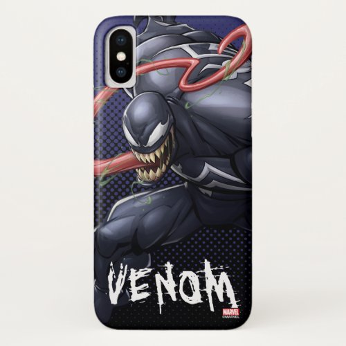 Spider_Man  Venom Tongue Lash iPhone X Case