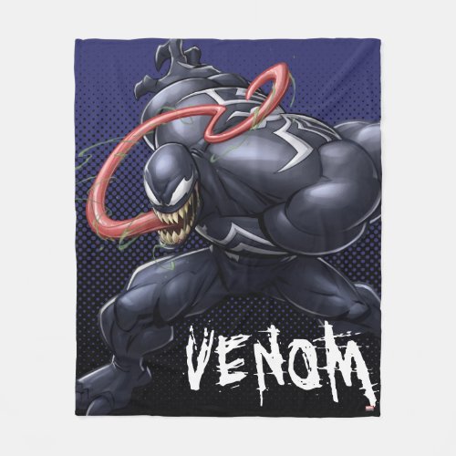 Spider_Man  Venom Tongue Lash Fleece Blanket