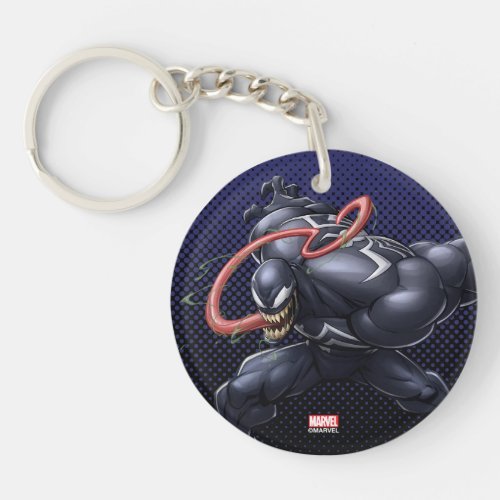Spider_Man  Venom Tongue Lash Keychain