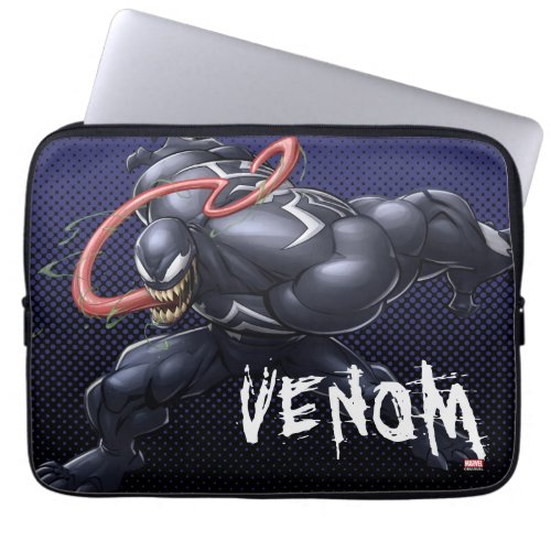 Spider_Man  Venom Tongue Lash Laptop Sleeve