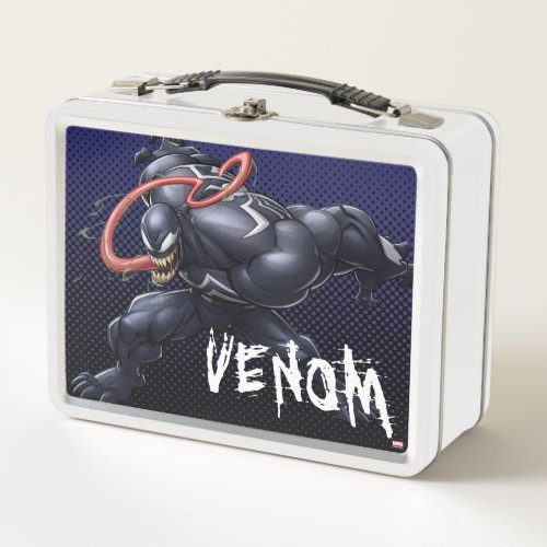 Spider_Man  Venom Tongue Lash Metal Lunch Box