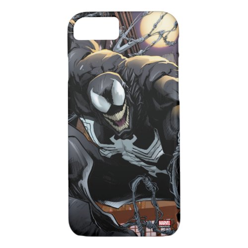 Spider_Man  Venom Web Swinging At Night iPhone 87 Case