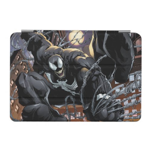 Spider_Man  Venom Web Swinging At Night iPad Mini Cover