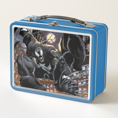 Spider_Man  Venom Web Swinging At Night Metal Lunch Box
