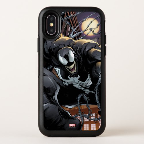 Spider_Man  Venom Web Swinging At Night OtterBox Symmetry iPhone X Case