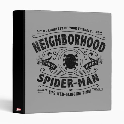 Spider_Man Victorian Trademark Binder