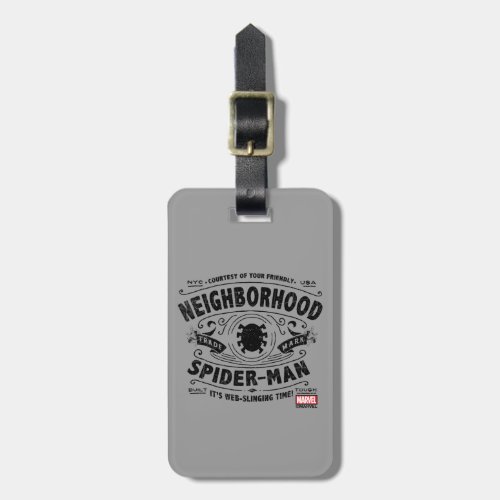 Spider_Man Victorian Trademark Luggage Tag