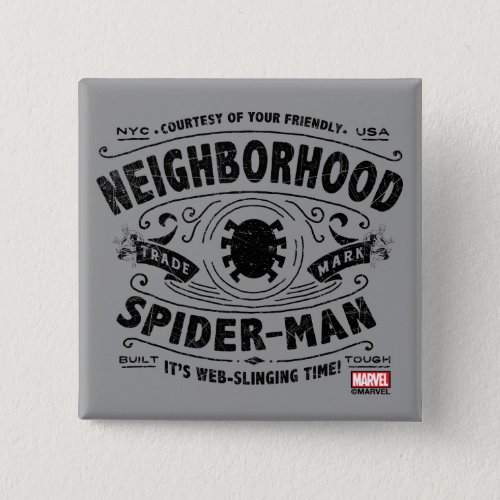 Spider_Man Victorian Trademark Pinback Button