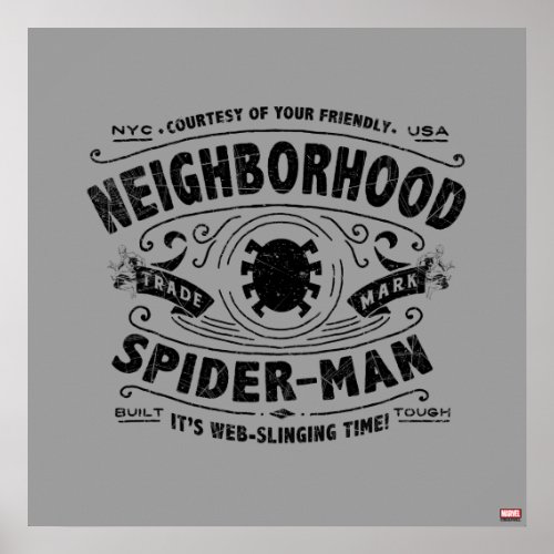 Spider_Man Victorian Trademark Poster