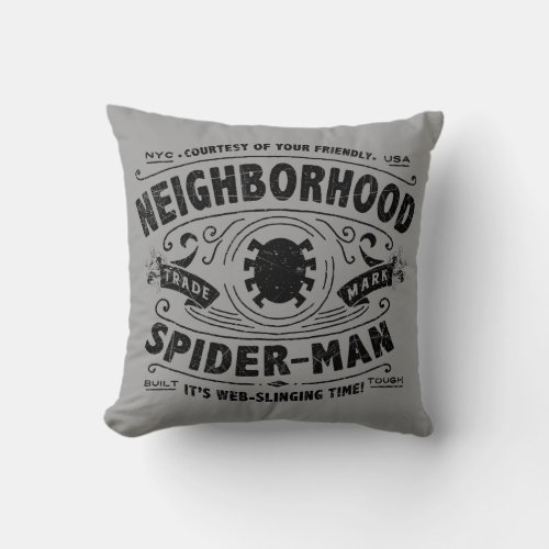 Spider_Man Victorian Trademark Throw Pillow