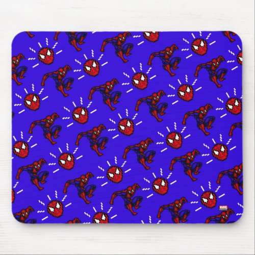 Spider_Man Video Game Sprite Pattern Mouse Pad