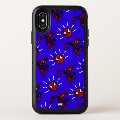 Spider_Man Video Game Sprite Pattern OtterBox Symmetry iPhone X Case