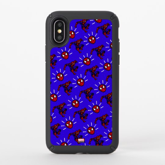 SpiderMan Video Game Sprite Pattern Speck iPhone Case