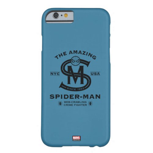 Spider_Man  Vintage Typography Graphic Barely There iPhone 6 Case