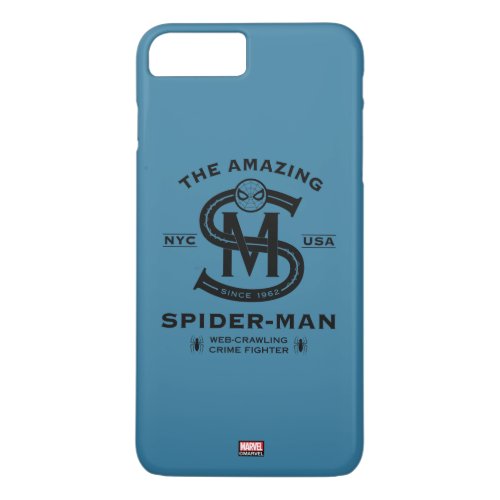 Spider_Man  Vintage Typography Graphic iPhone 8 Plus7 Plus Case
