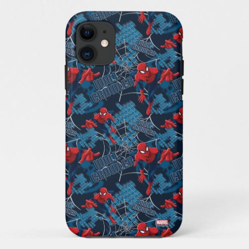 Spider_Man Wall Crawler Pattern iPhone 11 Case