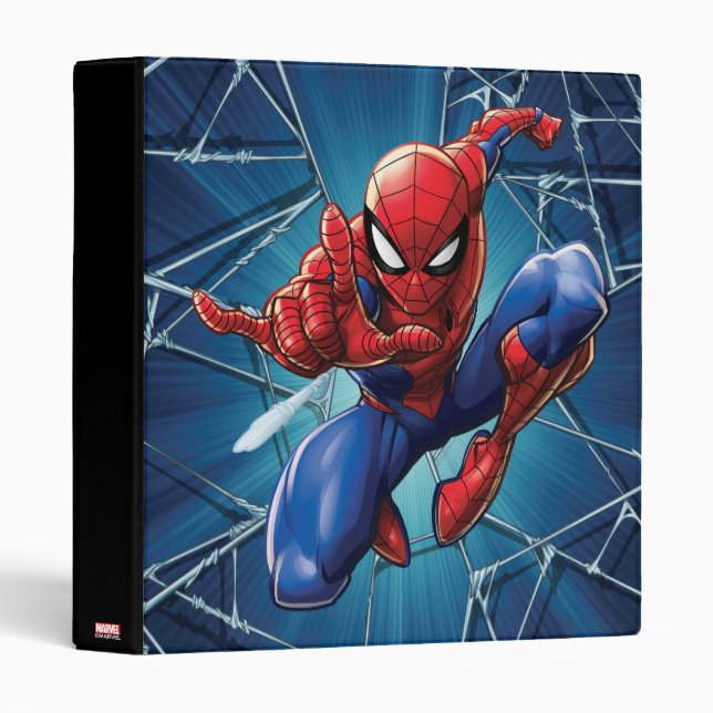 Spider-Man | Web-Shooting Leap 3 Ring Binder (Front/Spine)