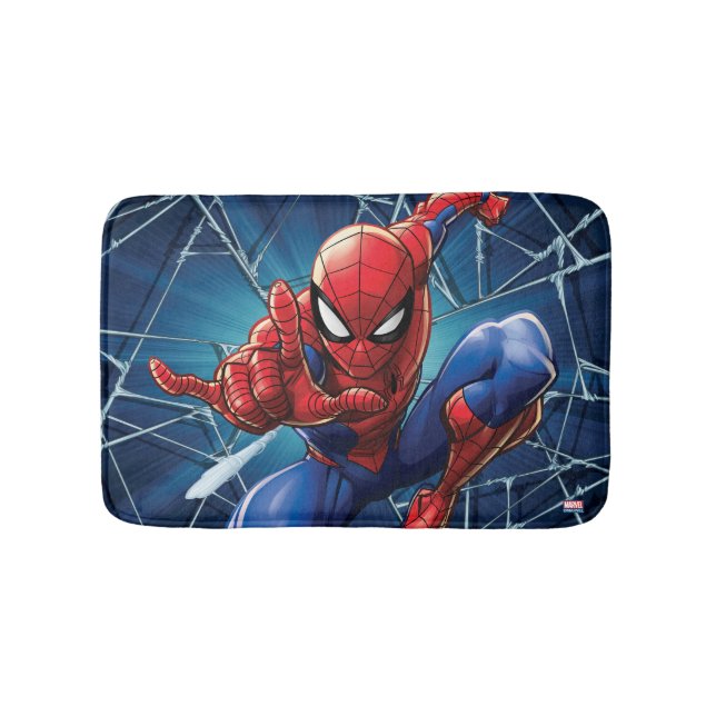 Spider-Man | Web-Shooting Leap Bath Mat (Front)