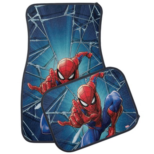 Spider_Man  Web_Shooting Leap Car Floor Mat