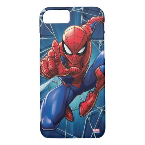 Spider_Man  Web_Shooting Leap iPhone 87 Case