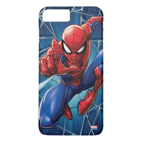 Spider_Man  Web_Shooting Leap iPhone 8 Plus7 Plus Case