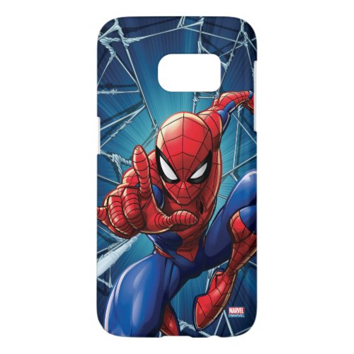 Spider_Man  Web_Shooting Leap Samsung Galaxy S7 Case