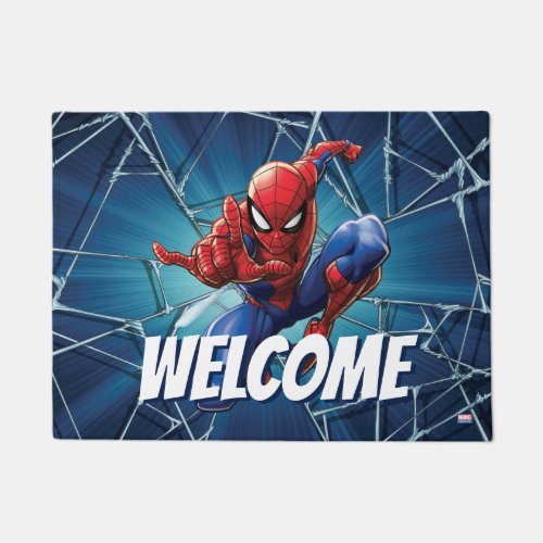Spider_Man  Web_Shooting Leap Doormat