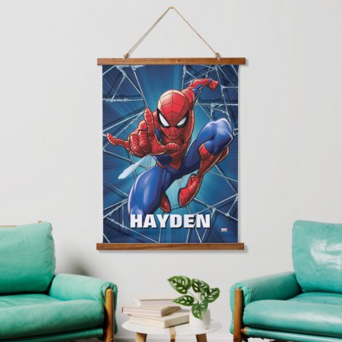 Spider_Man  Web_Shooting Leap Hanging Tapestry