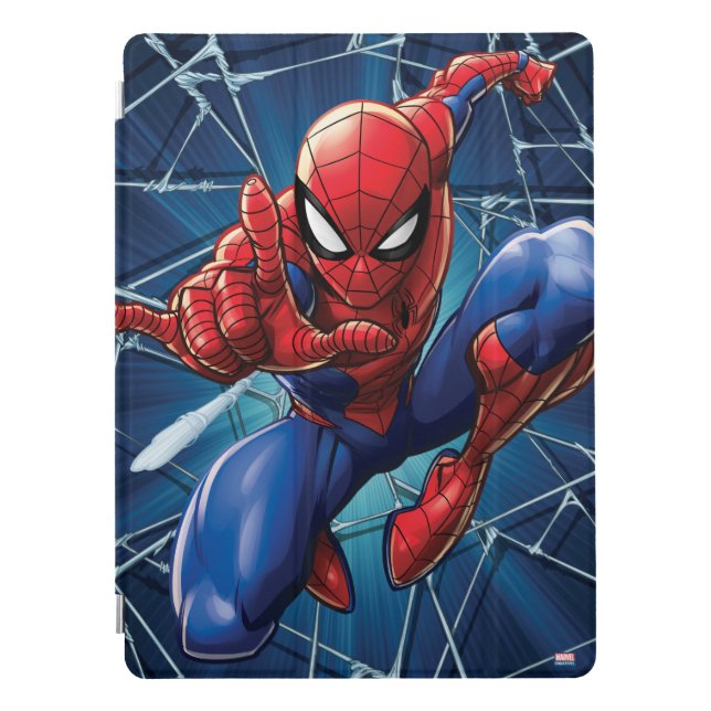 Spider-Man | Web-Shooting Leap iPad Pro Cover (Front)