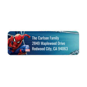 Spider-Man Web-Shooting Leap Label
