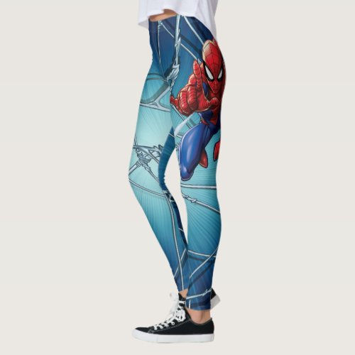 Spider_Man  Web_Shooting Leap Leggings