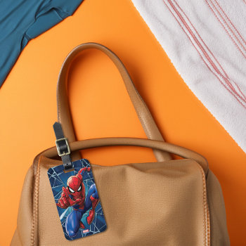 Spider-man | Web-shooting Leap Luggage Tag by spidermanclassics at Zazzle