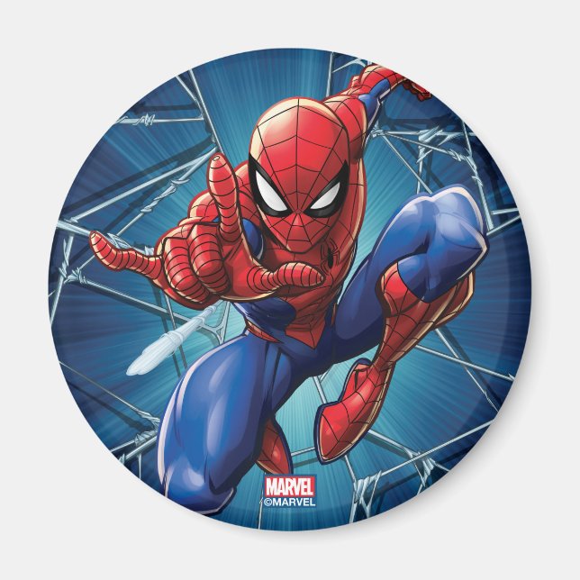 Spider-Man | Web-Shooting Leap Magnet (Front)