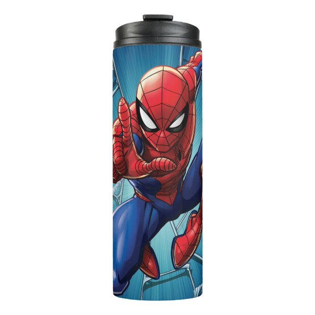 Spider-Man | Web-Shooting Leap Thermal Tumbler (Front)