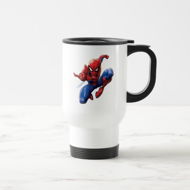 Spider-Man | Web-Shooting Leap Travel Mug (Right)