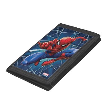 Spider-man | Web-shooting Leap Trifold Wallet by spidermanclassics at Zazzle