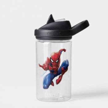 Spider-man | Web-shooting Leap Water Bottle by spidermanclassics at Zazzle