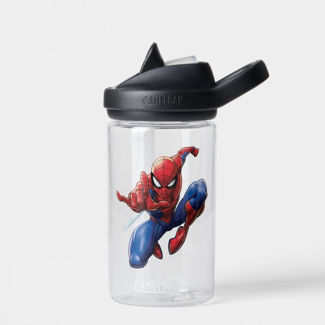 Spider-Man | Web-Shooting Leap Water Bottle (Left)